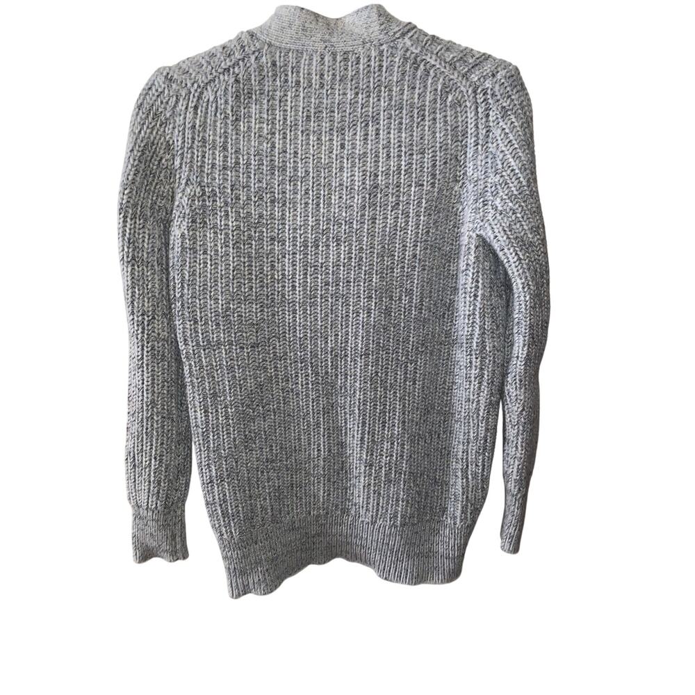 Lucky Brand Womens XS Boyfriend Cardigan Gray Cotton Knit Button Sweater - Picture 8 of 8